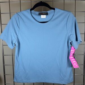 NWT Harris/Wallace Classic Blue Women's Blouse size 12p